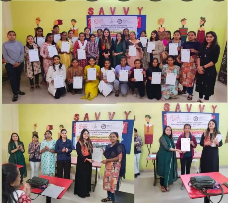 Tailoring programme participants at the certificate event